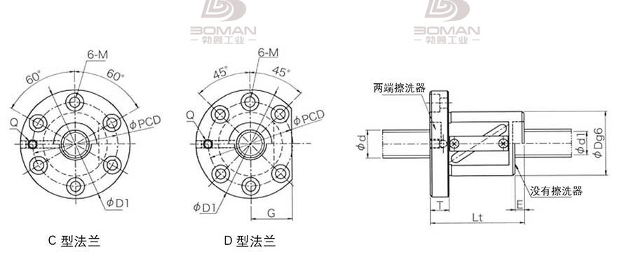 KURODA GR6312DS-DAPR 日本黑田丝杆和THK丝杆