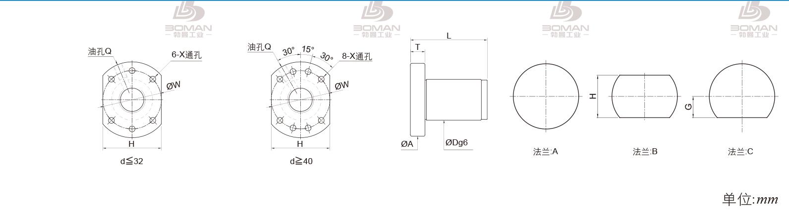 PMI FSDU4005B-4.0P pmi丝杆线轨中国代理